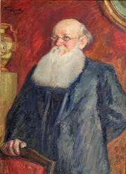 Portrait du révolutionnaire Comte Piotr Kropotkine, 1919